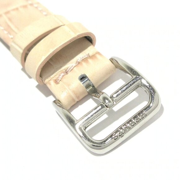 Auth HERMES H Watch HH1.210 2****** Light Pink Women's Wrist Watch - Picture 6 of 12